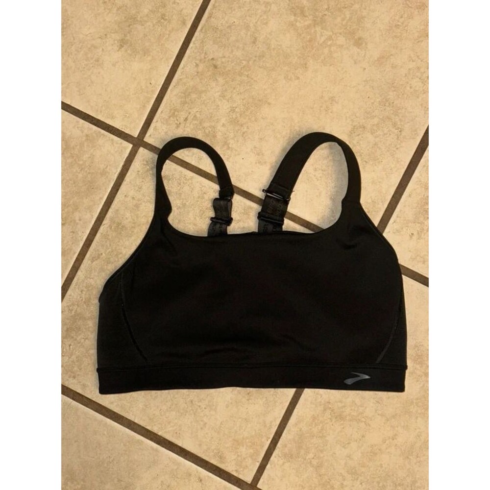 Women’s Black Brooks Convertible 2.0 Sports Bra Size 36DD